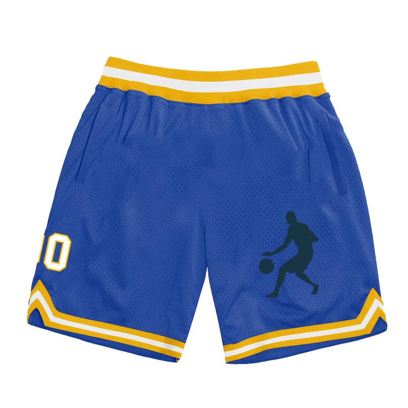 Basketball Player Ball Player Shorts Bald Silhouette Classic Basketball Shorts 