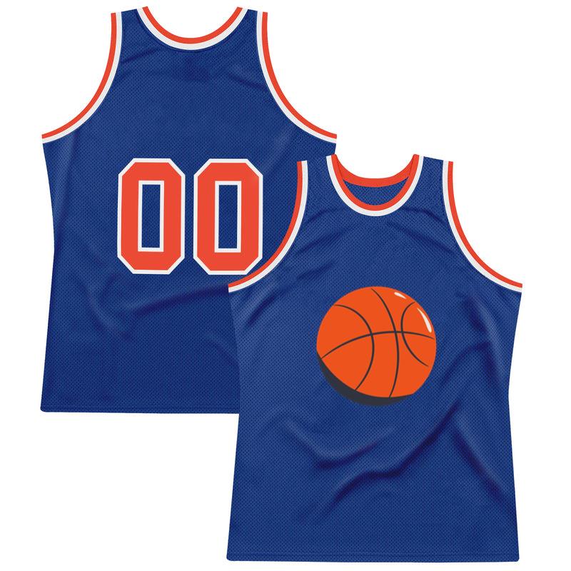 Orange Basketball Hand Drawn Classic Basketball Jersey 