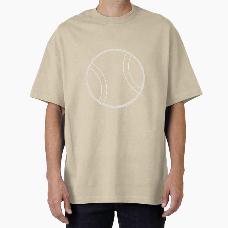 Tennis Ball Icon Cotton T-Shirt 