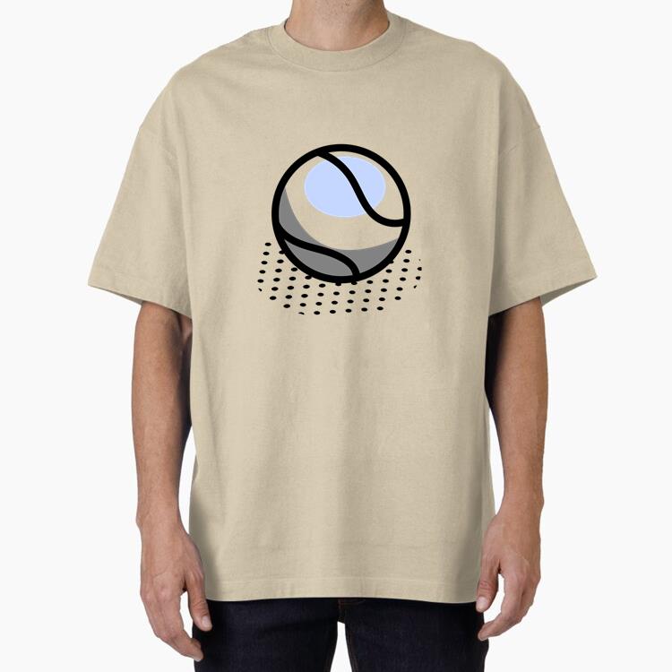 Tennis Ball Isometric Cotton T-Shirt 