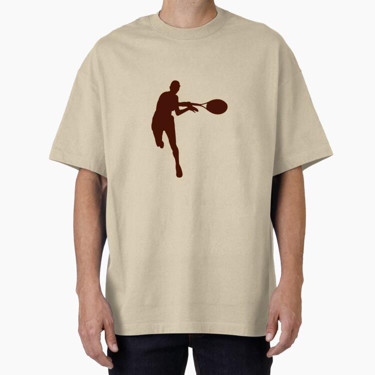 Tennis Forehand Playing Sport Cotton T-Shirt 