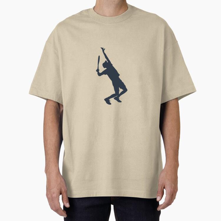 Tennis Player Sport Man Silhouette Cotton T-Shirt 
