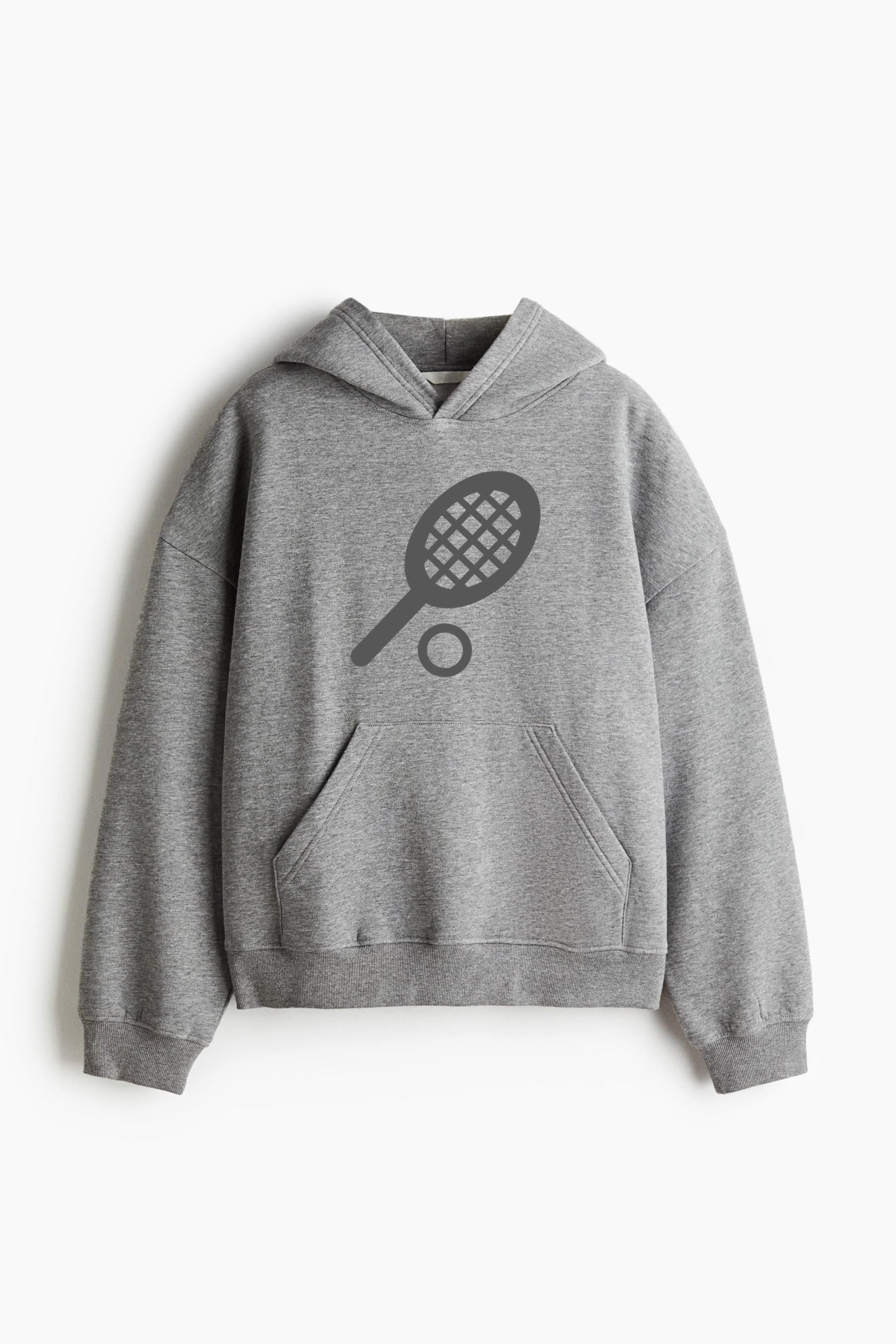 Tennis Racket Ball Icon Classic Unisex Hoodie