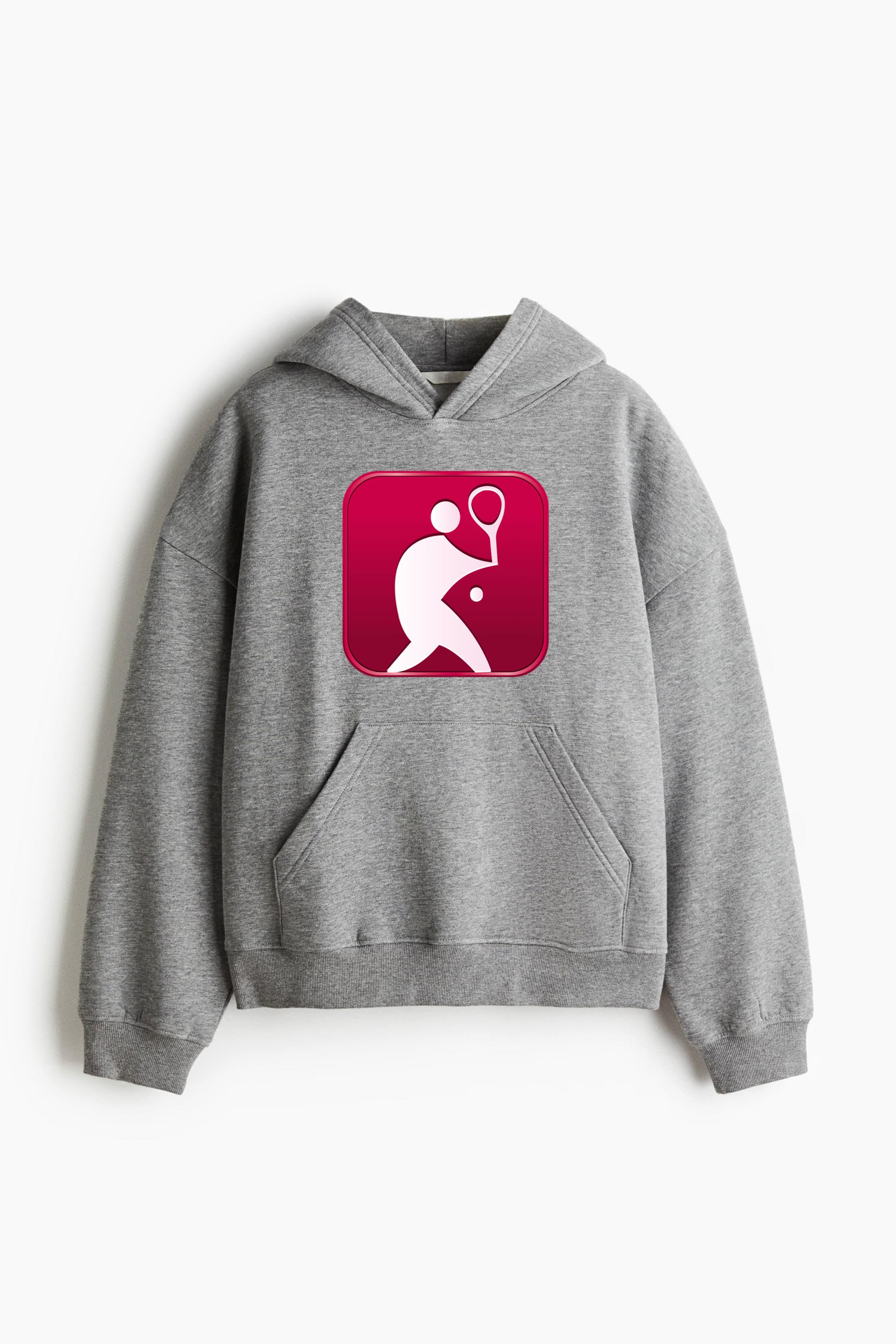 Tennis Square Icon Classic Unisex Hoodie
