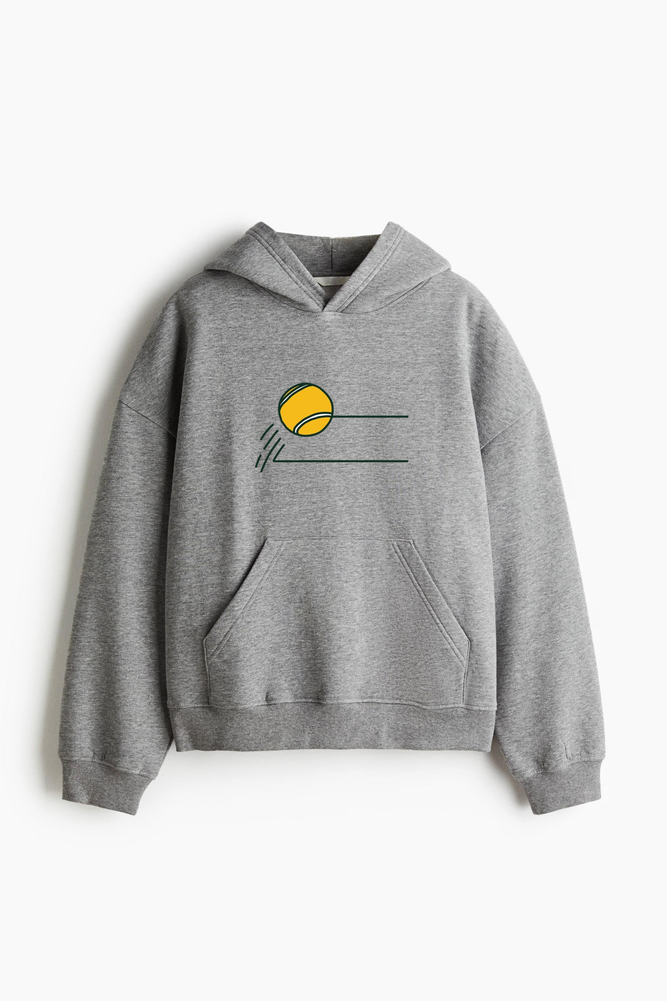 Yellow And Green Tennis Ball Logo Classic Unisex Hoodie