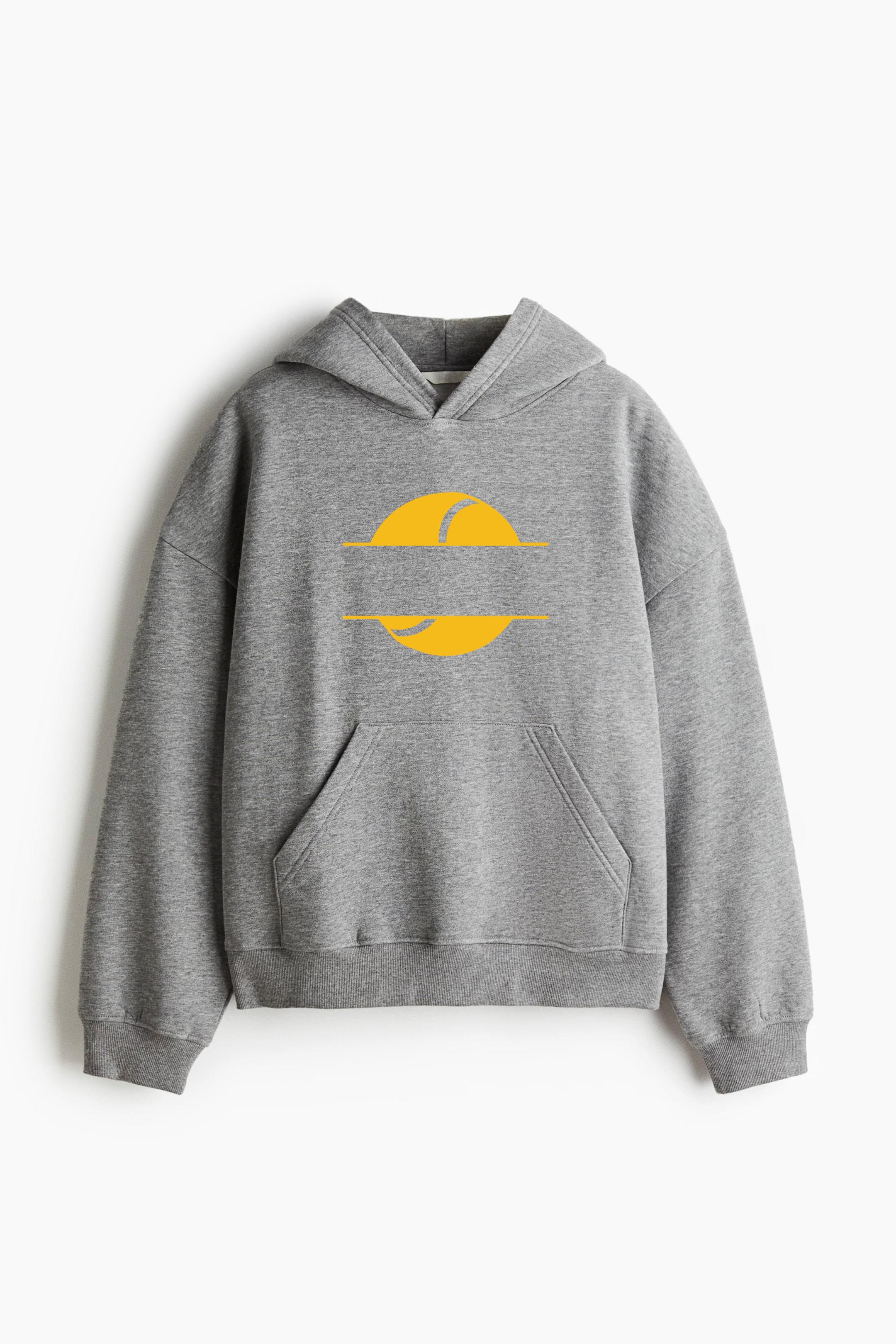 Yellow Tennis Ball Label Classic Unisex Hoodie